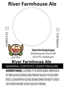 River Farmhouse Ale February 2015