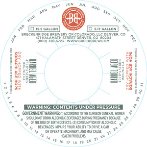 Breckenridge Brewery Barrel Aged 471 IPA Series