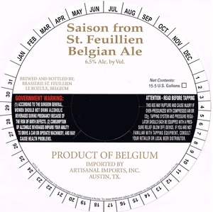 Saison From St. Feuillien February 2015