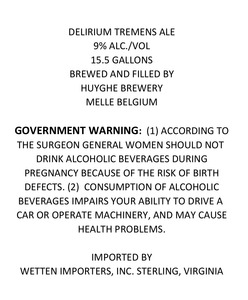 Delirium Tremens February 2015