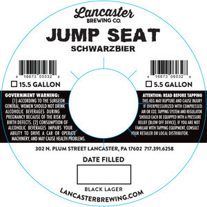 Lancaster Brewing Co. Jump Seat February 2015