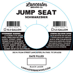 Lancaster Brewing Co. Jump Seat