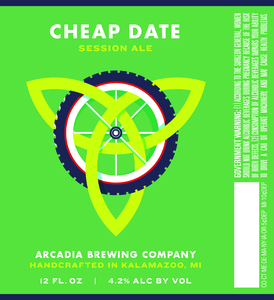Arcadia Brewing Company Cheap Date
