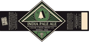 Cedar Creek Brew Co India Pale Ale March 2015