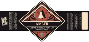 Cedar Creek Brew Co Amber March 2015