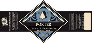 Cedar Creek Brew Co Porter March 2015