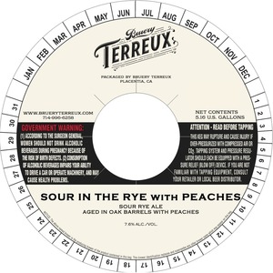 Bruery Terreux Sour In The Rye Peaches