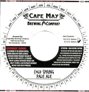 Cold Spring Pale Ale March 2015