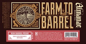 Almanac Beer Co. Rum Barrel Peche March 2015
