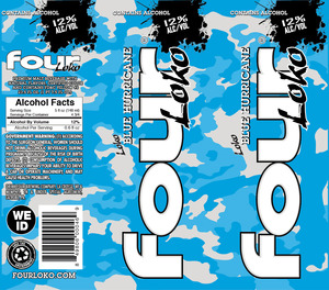 Four Loko Blue Hurricane March 2015