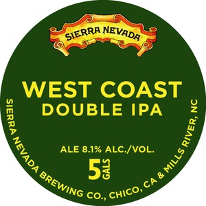 Sierra Nevada West Coast Double IPA March 2015