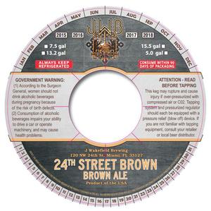 J Wakefield Brewing 24th Street Brown
