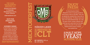 The Olde Mecklenburg Brewery, LLC March 2015