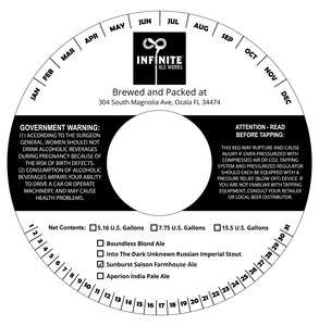 Sunburst Saison Farmhouse March 2015