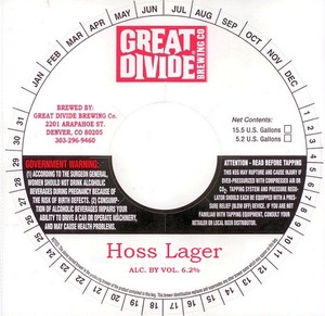 Great Divide Brewing Company Hoss