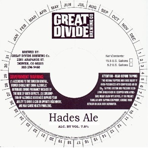 Great Divide Brewing Company Hades March 2015