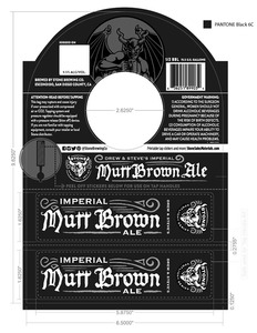 Stone Brewing Co Imperial Mutt Brown Ale March 2015