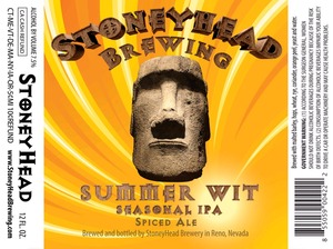 Stoneyhead Summer Wit Seasonal IPA April 2015