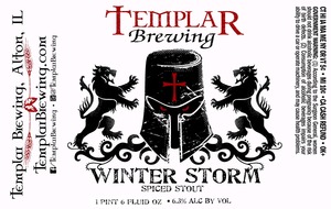 Templar Brewing Winter Storm March 2015