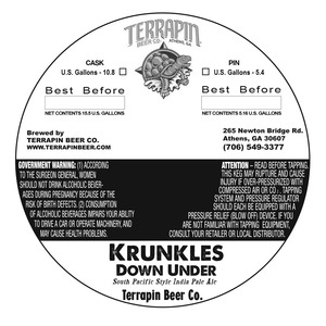 Terrapin Krunkles Down Under