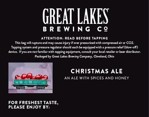 The Great Lakes Brewing Co. Christmas Ale March 2015