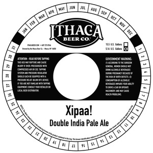 Ithaca Beer Company Xipaa! March 2015