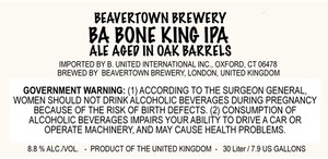 Beavertown Brewery Ba Bone King IPA