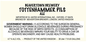 Beavertown Brewery Tottenhammer Pils