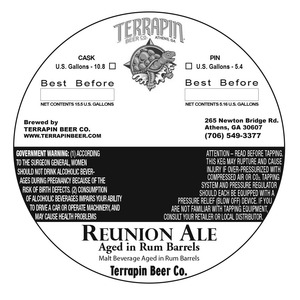 Terrapin Reunion Ale Aged In Rum Barrels