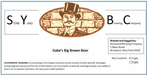 Gabe's Big Brown Beer March 2015