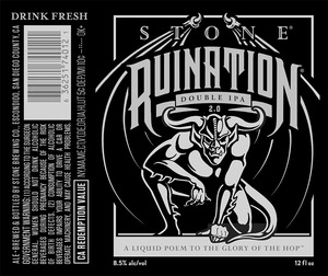 Stone Ruination Double IPA March 2015