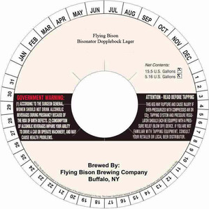 Flying Bison Bisonator Dopplebock Lager