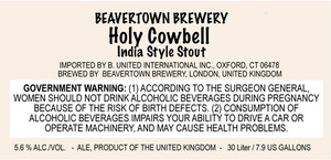 Beavertown Brewery Holy Cowbell