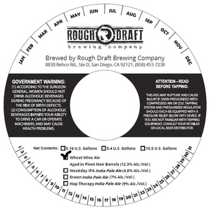 Rough Draft Brewing Company Wheat Wine Ale