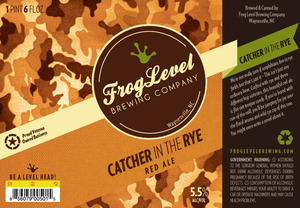 Frog Level Brewing Company Catcher In The Rye