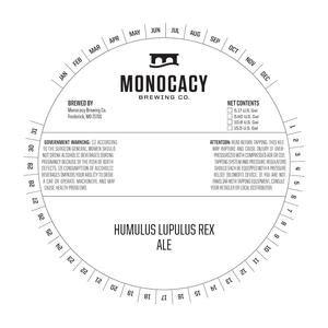 Monocacy Brewing Co Humulus Lupulus Rex Ale