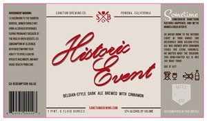 Sanctum Brewing Co. Historic Event
