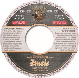 J Wakefield Brewing Zmeis