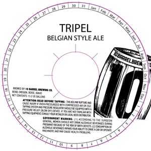 10 Barrel Brewing Co. Triple March 2015