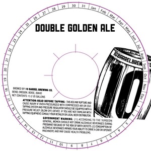10 Barrel Brewing Co. Double Golden March 2015