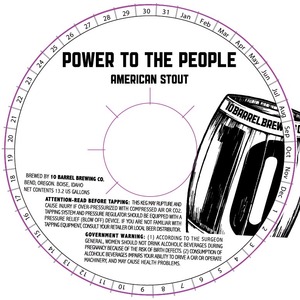 10 Barrel Brewing Co. Power To The People March 2015