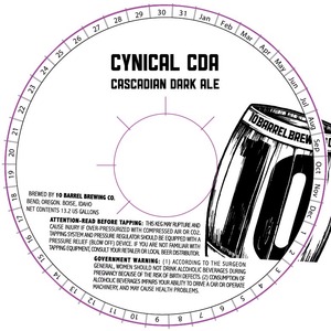 10 Barrel Brewing Co. Cynical Cda March 2015