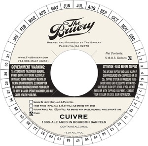 The Bruery Cuivre March 2015