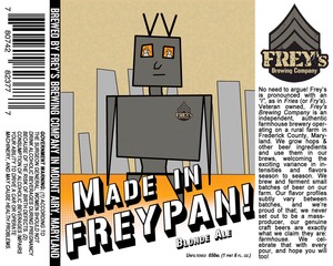 Frey's Brewing Company Made In Freypan