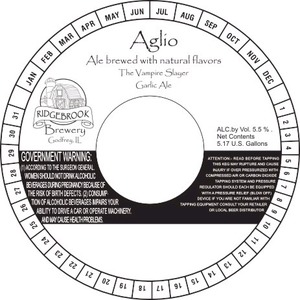 Ridgebrook Brewery, LLC Aglio