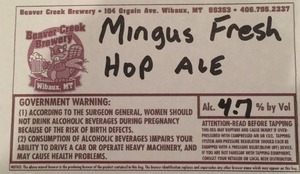 Mingus Fresh Hop Ale 