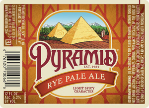 Pyramid Rye Pale Ale March 2015