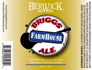 Briggs Farmhouse Ale March 2015