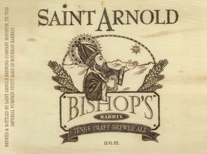 Saint Arnold Brewing Company Bishop's Barrel March 2015