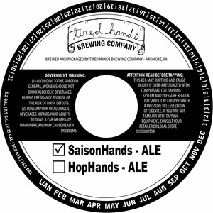 Tired Hands Brewing Company April 2015
